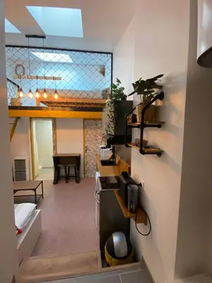 Un ou plusieurs lits dans un hébergement de l'établissement Bienvenue chez Jules *Verne*
