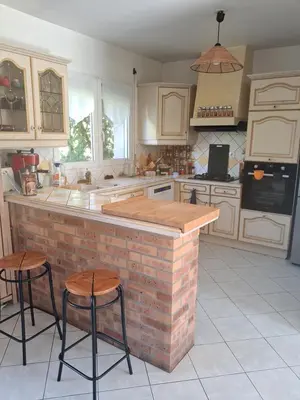 Cuisine ou kitchenette dans l'établissement Chez Loti 2