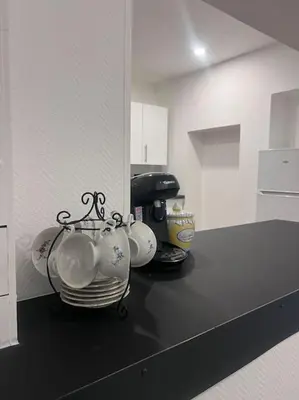 Cuisine ou kitchenette dans l'établissement Logement Friville