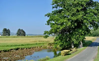 Paysage naturel près de la maison de vacances