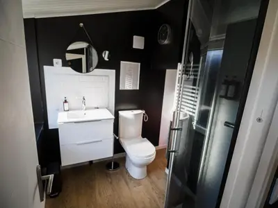 Salle de bains dans l'établissement Studio Le Marais - Beauvais Sud