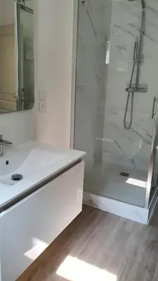 Salle de bains dans l'établissement Magnifique Maison de Campagne