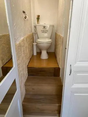 Salle de bains dans l'établissement La crème de la crème - Chantilly