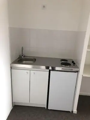 Cuisine ou kitchenette dans l'établissement Aladin resort