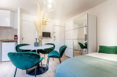 Cuisine ou kitchenette dans l'établissement La Suite : studio Hypercentre - Cathédral