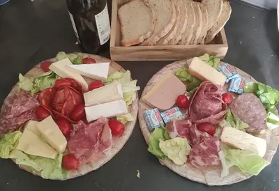 Nourriture dans la maison de vacances ou à proximité
