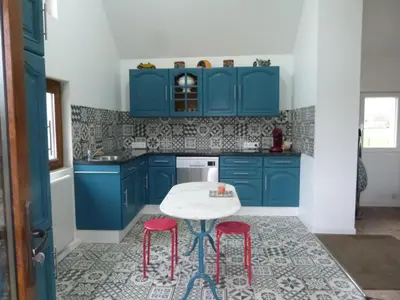 Cuisine ou kitchenette dans l'établissement La MARTELLERIE