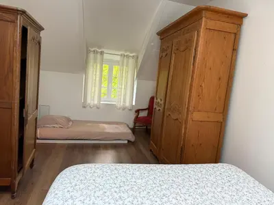 Un ou plusieurs lits dans un hébergement de l'établissement Maison familiale au coeur de la vallée de l'Eure