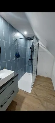 Salle de bains dans l'établissement La Clé du Bonheur