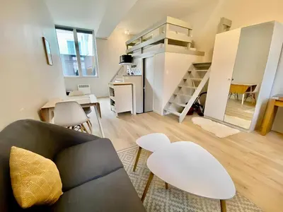 Cuisine ou kitchenette dans l'établissement SAINT PATRICE