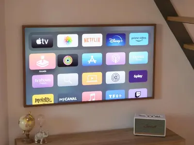 Télévision ou salle de divertissement dans l'établissement Magnifique cocon