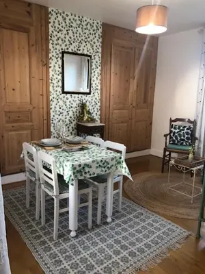 Coin salon dans l'établissement Les Hortensias