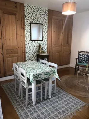 Coin salon dans l'établissement Les Hortensias