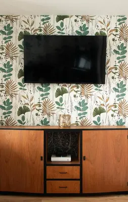 Télévision ou salle de divertissement dans l'établissement Gite des Etangs