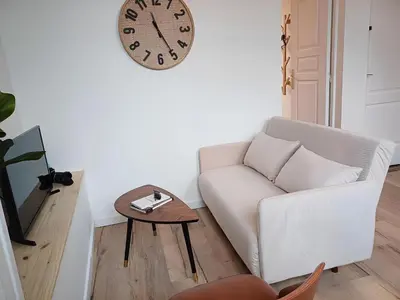Coin salon dans l'établissement L'escapade - A 5min à pied centre ville & gare