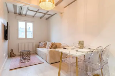 Coin salon dans l'établissement Villa Caron - Appartements haut de gamme avec chambre hyper centre