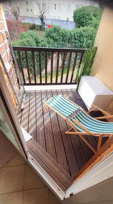 Balcon ou terrasse dans l'établissement The TRIBE- Superbe duplex standing 8 places