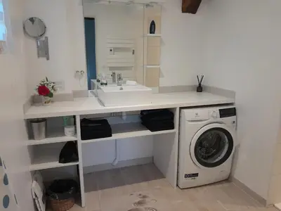 Plan de l'établissement Maison charmante à Offranville avec grand jardin
