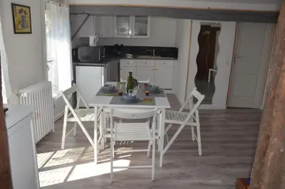 Cuisine ou kitchenette dans l'établissement Les Agapanthes
