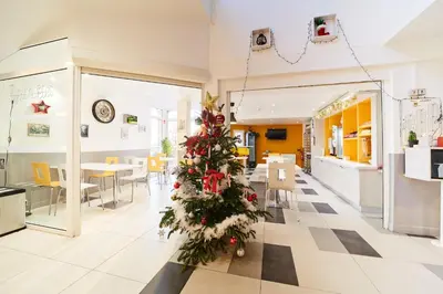 Coin salon dans l'établissement Première Classe Amiens
