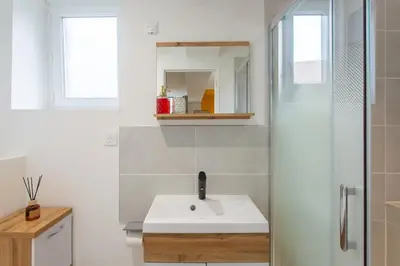 Salle de bains dans l'établissement La promesse - T2 Hyper centre