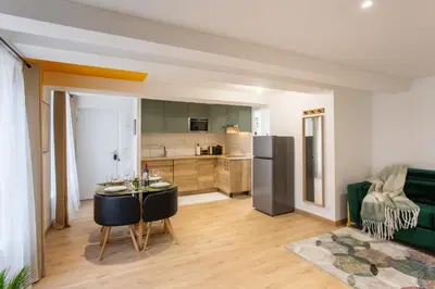 Cuisine ou kitchenette dans l'établissement La promesse - T2 Hyper centre