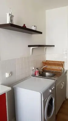 Cuisine ou kitchenette dans l'établissement Au coeur de Dieppe, au puits salé BY HOLIDIEPPE
