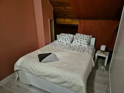 Un ou plusieurs lits dans un hébergement de l'établissement Appartement meublé , 1 chambre