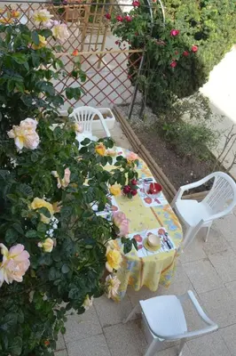 Jardin de l'établissement Gtes Aux Portes de lEure Les Coquelicots