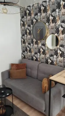 Coin salon dans l'établissement Chic Oasis in Rouen