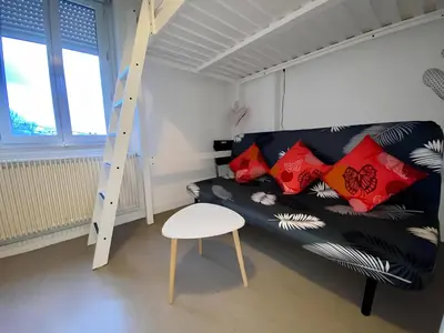 Coin salon dans l'établissement Descamps