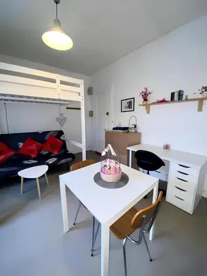 Coin salon dans l'établissement Descamps