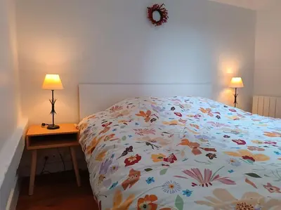 Un ou plusieurs lits dans un hébergement de l'établissement Appartement proche centre historique