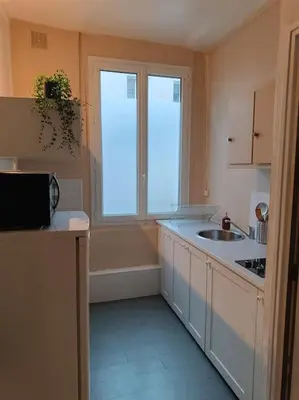 Cuisine ou kitchenette dans l'établissement Appartement proche centre historique