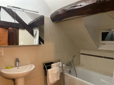 Salle de bains dans l'établissement 5 Mins to ZOOTHOIRY STUDIO LUMINEUX