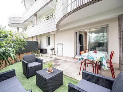 Balcon ou terrasse dans l'établissement Appartement cocooning en centre-ville - Résidence le Colisée