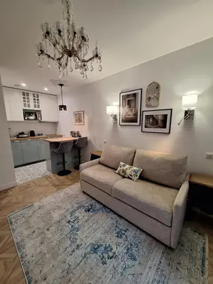 Cuisine ou kitchenette dans l'établissement L'Annexe de MaLou