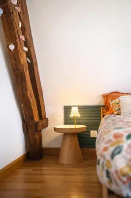 Un ou plusieurs lits dans un hébergement de l'établissement Chambre privée, A l'ombre des Pommiers