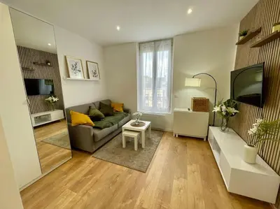 Télévision ou salle de divertissement dans l'établissement Appartement cosy hyper centre