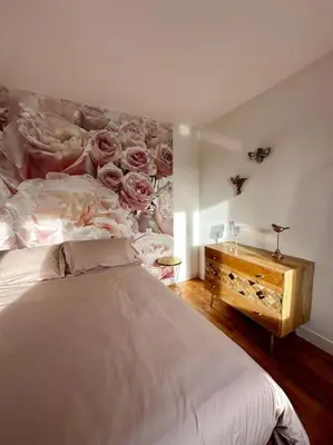 Un ou plusieurs lits dans un hébergement de l'établissement Maison de campagne normande