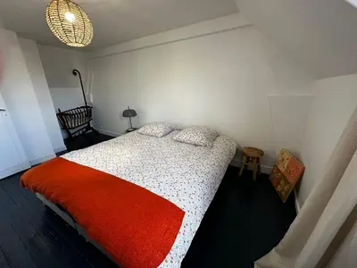 Un ou plusieurs lits dans un hébergement de l'établissement Le Ti'Verdun gare de Vernon Giverny