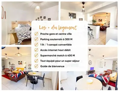 Cuisine ou kitchenette dans l'établissement l'atelier *proche gare & centre Amiens*