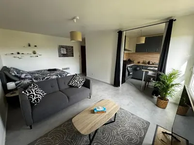 Coin salon dans l'établissement Un cocon tout confort