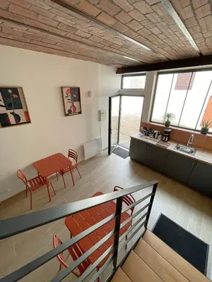 Coin salon dans l'établissement Le Relais de 40 Sous