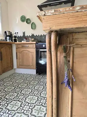 Cuisine ou kitchenette dans l'établissement Si Long va bien