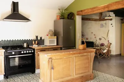 Cuisine ou kitchenette dans l'établissement Si Long va bien