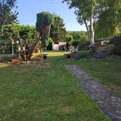 Jardin de l'établissement Syb'elle étape
