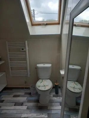 Salle de bains dans l'établissement Syb'elle étape