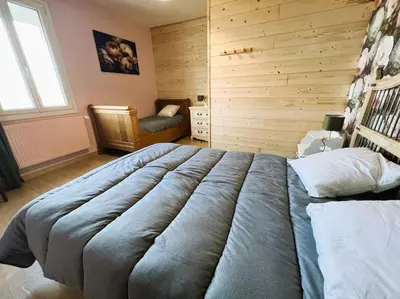 Un ou plusieurs lits dans un hébergement de l'établissement Villa Samson