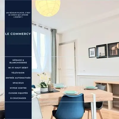 Plan de l'établissement Le Commercy - En Hyper Centre Et Très Spacieux